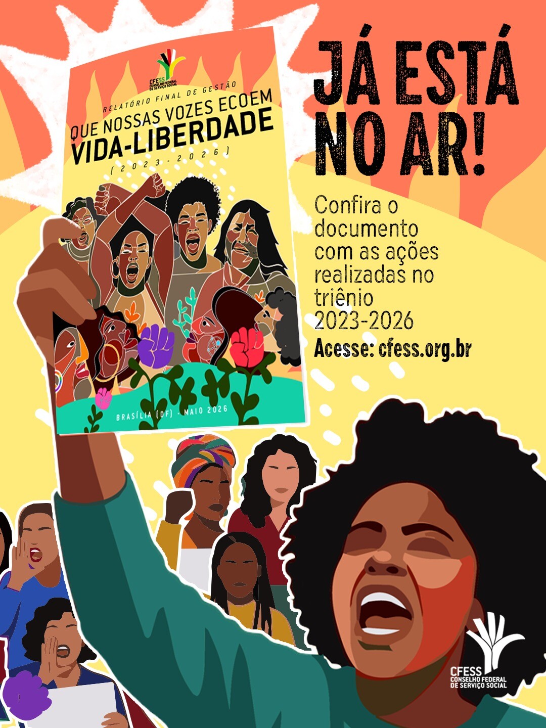servico-social-em-movimento-gestao-do-cfess-2023-2026-fortaleceu-a-defesa-do-exercicio-profissional